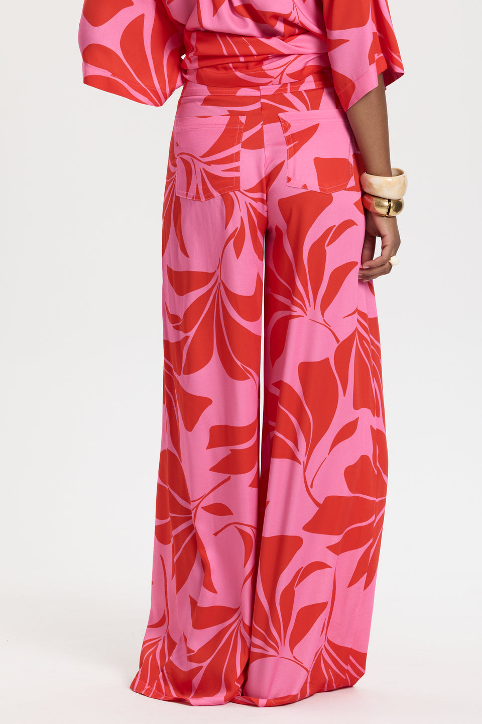Pink Rhythm Flared Pants