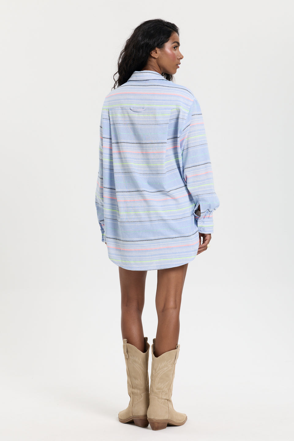 Neon Stripe Isola Blouse