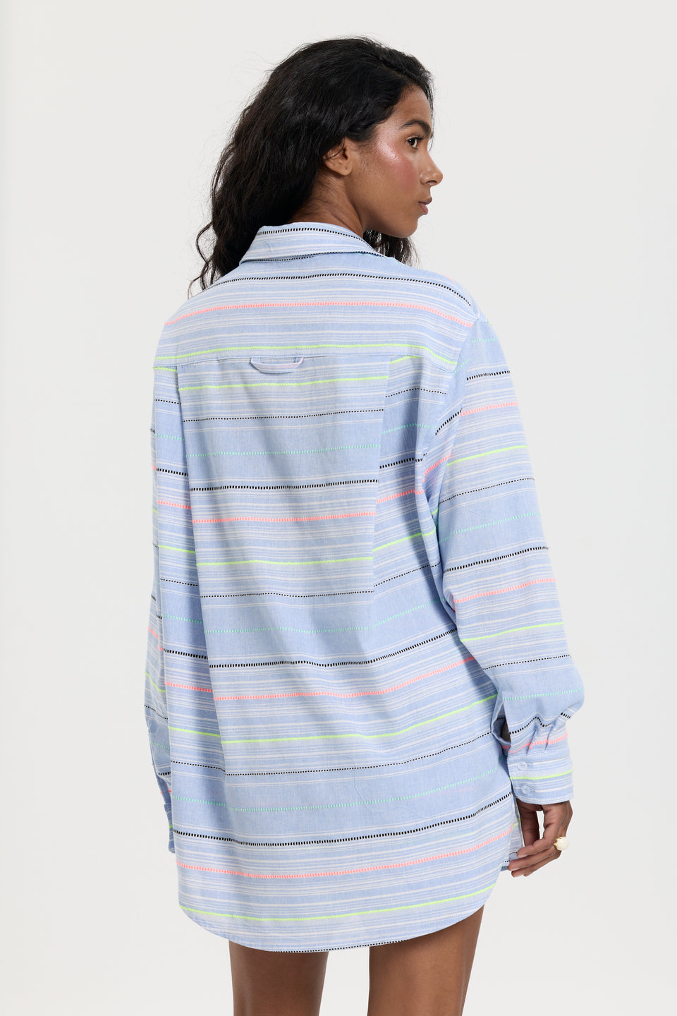Neon Stripe Isola Blouse
