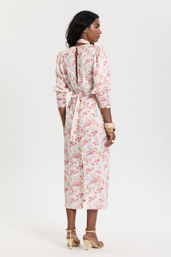 Vintage Floral Paloma Midi Dress