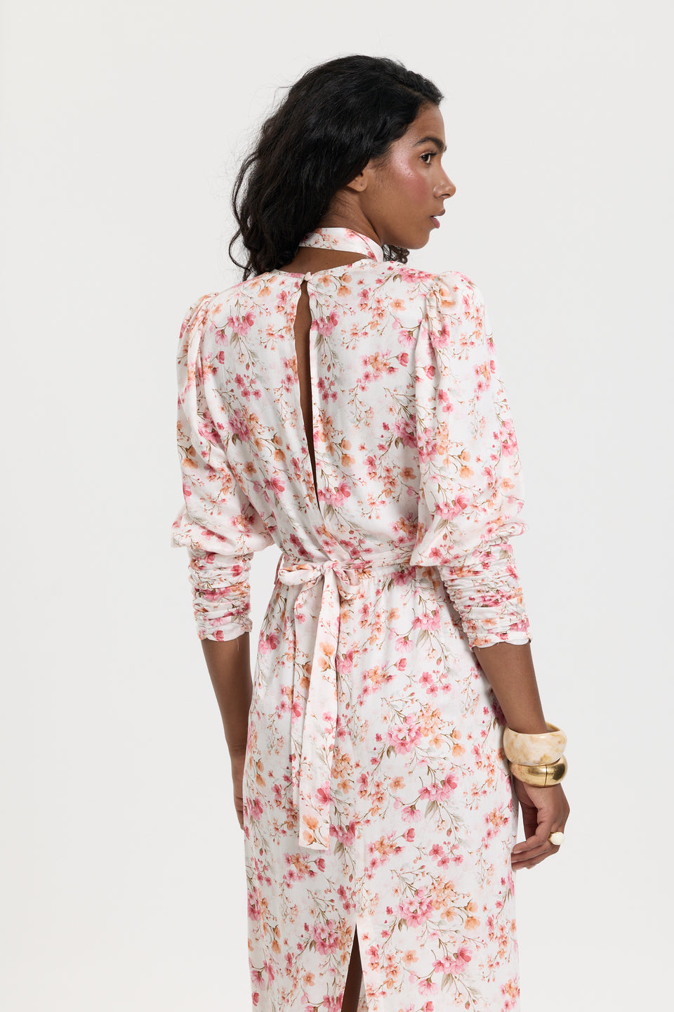 Vintage Floral Paloma Midi Dress