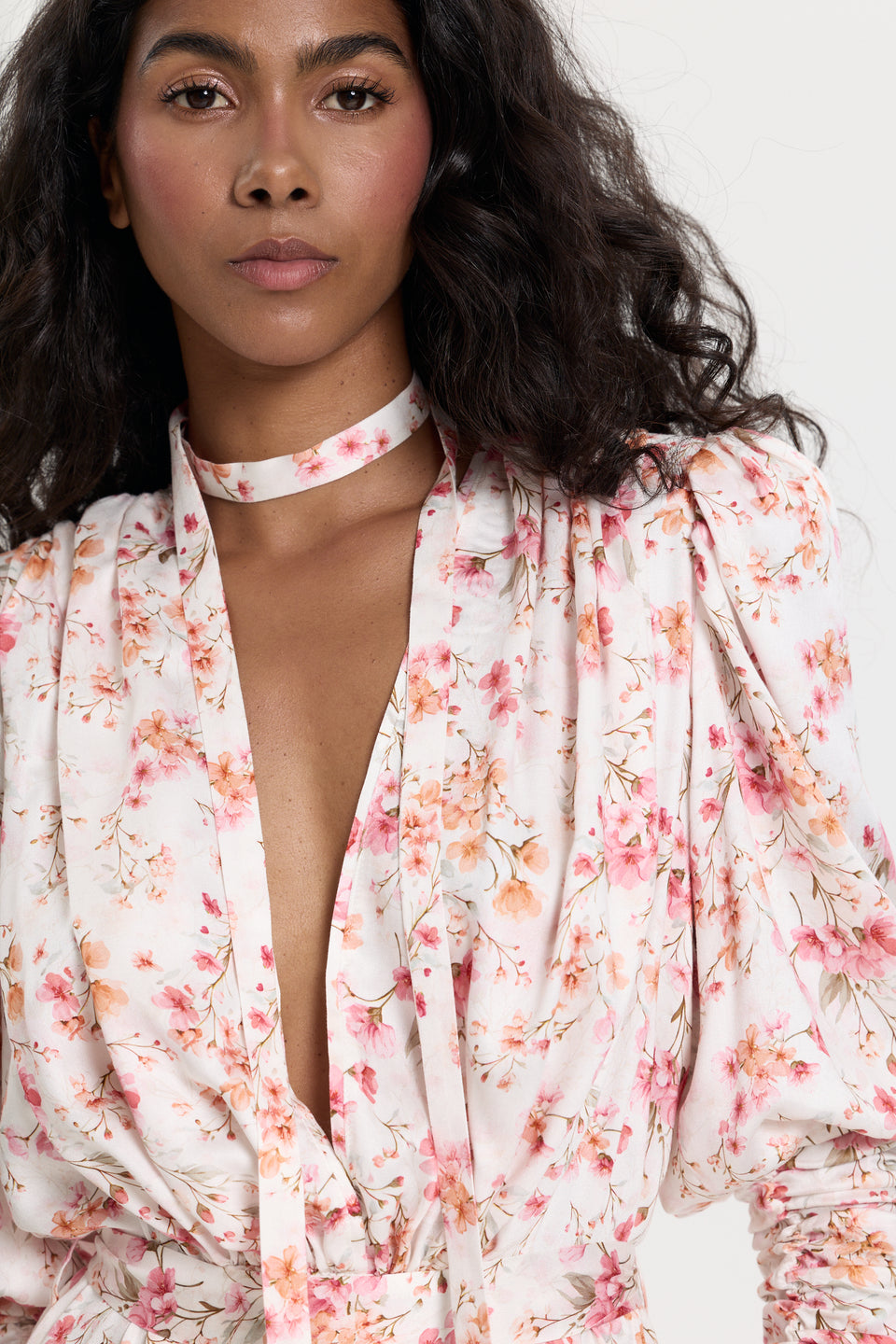 Vintage Floral Paloma Midi Dress