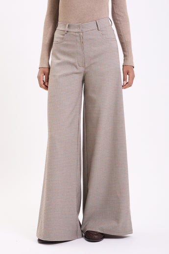 Checked Please Flared Pants