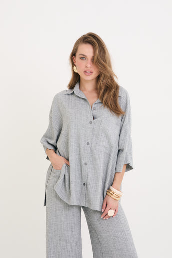 Coastal Fog Leto Blouse