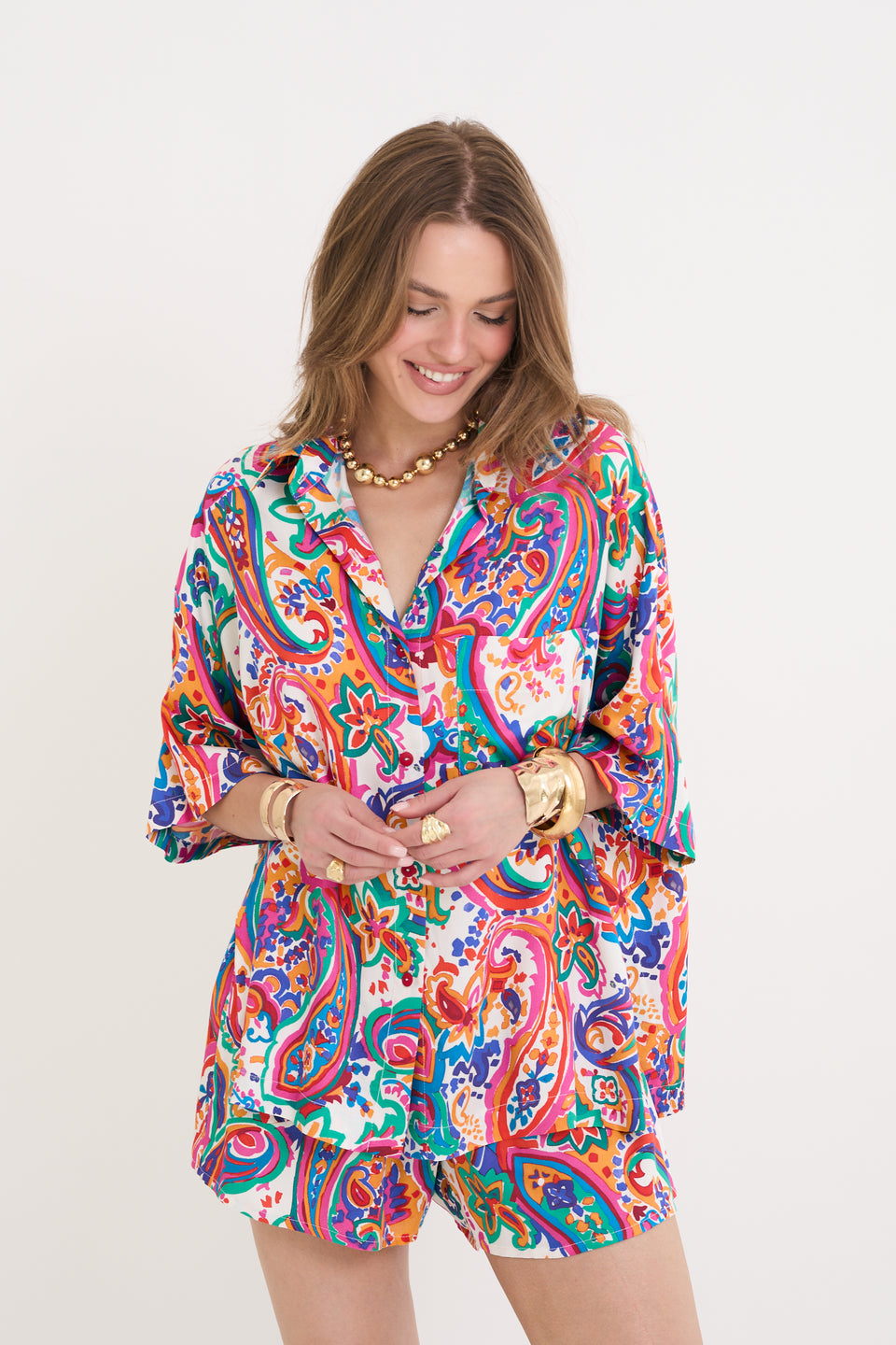 Tropical Twist Toss Shorts