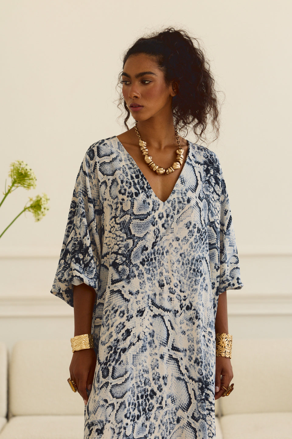 Crystal Serpent Mary Dress
