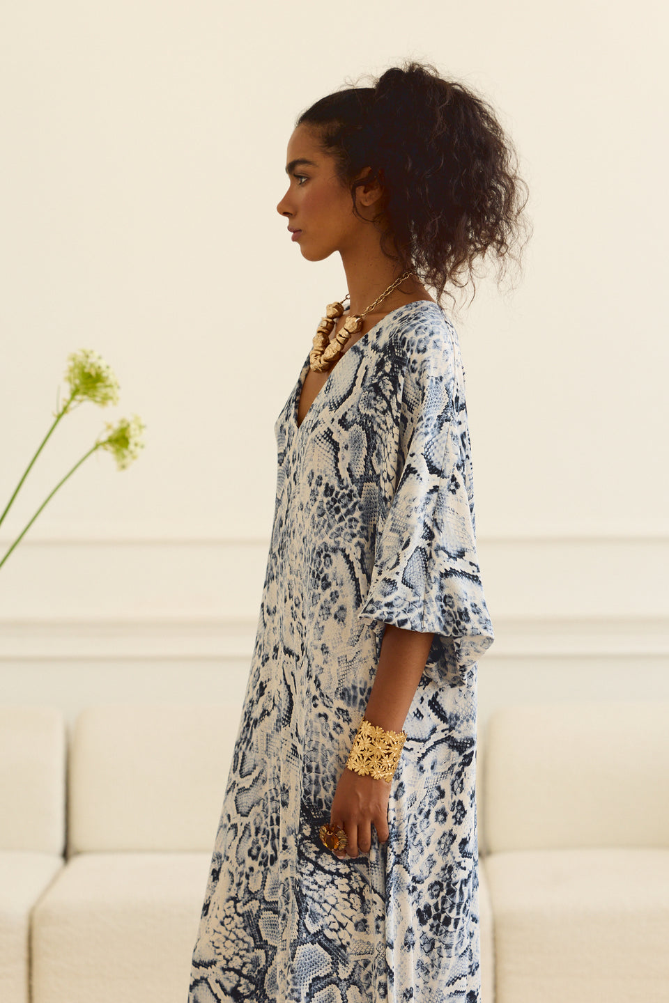 Crystal Serpent Mary Dress
