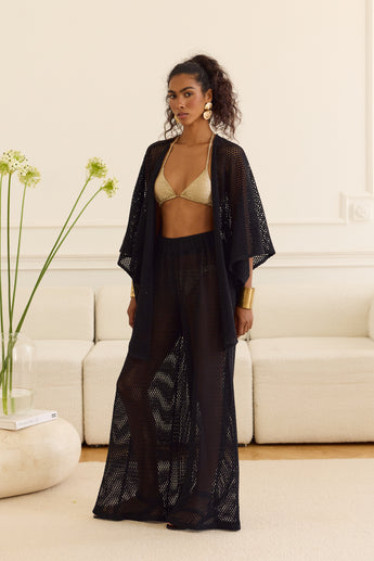 Ebony Lace Maxi Pants