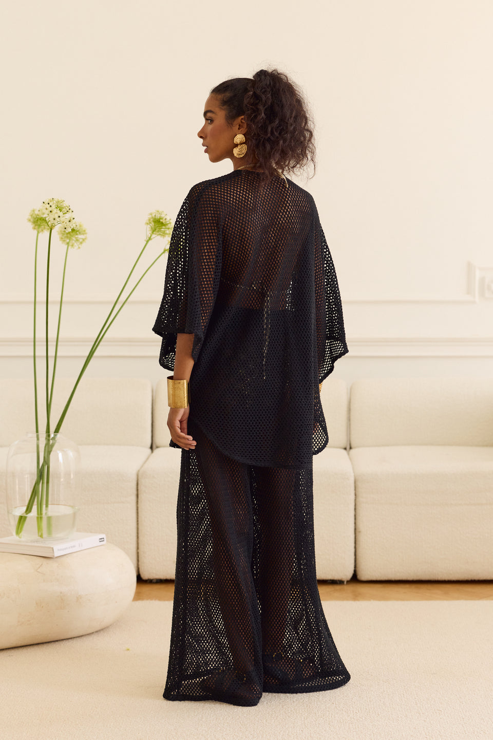 Ebony Lace Maxi Pants