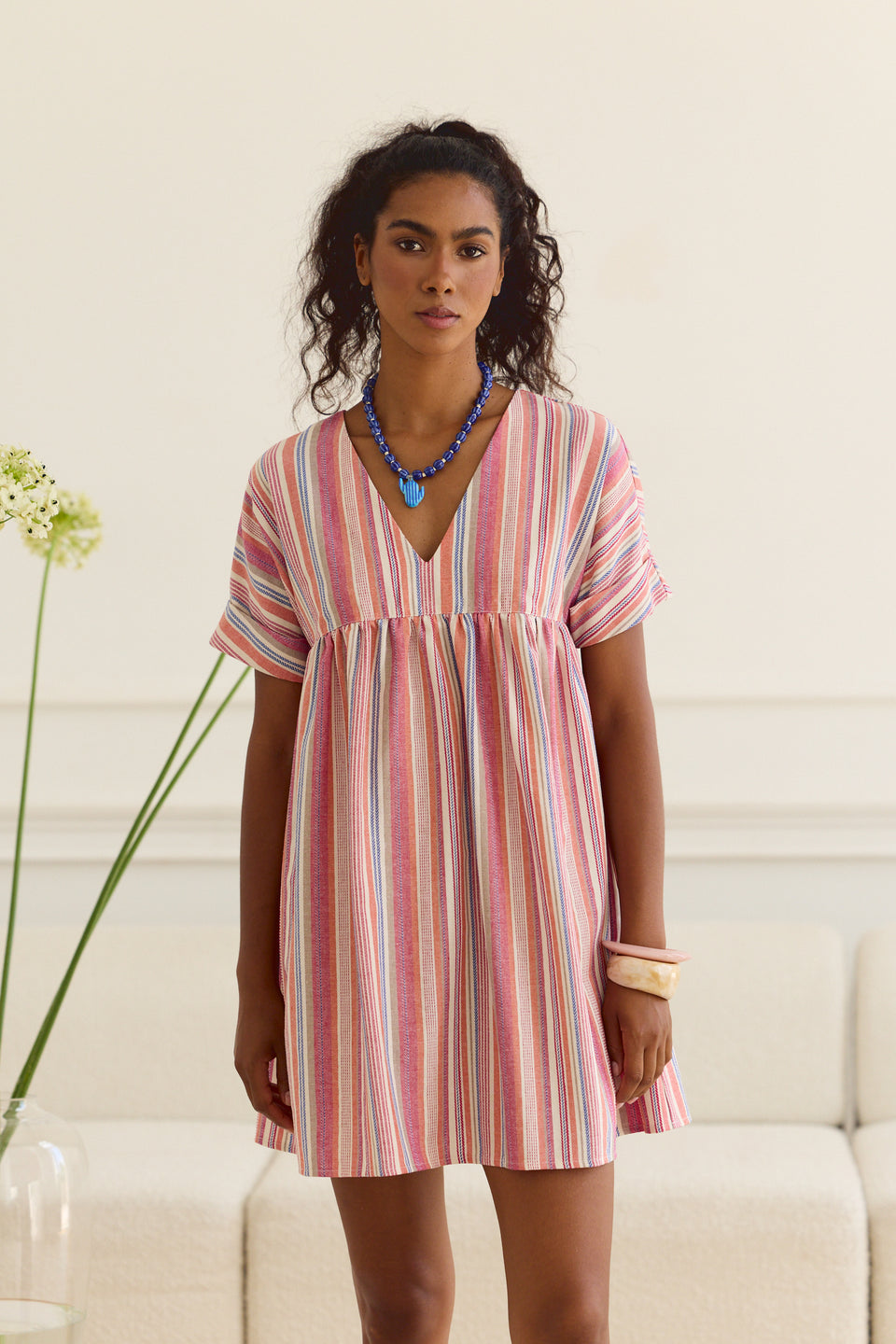 Sunset Stripe Nola Dress