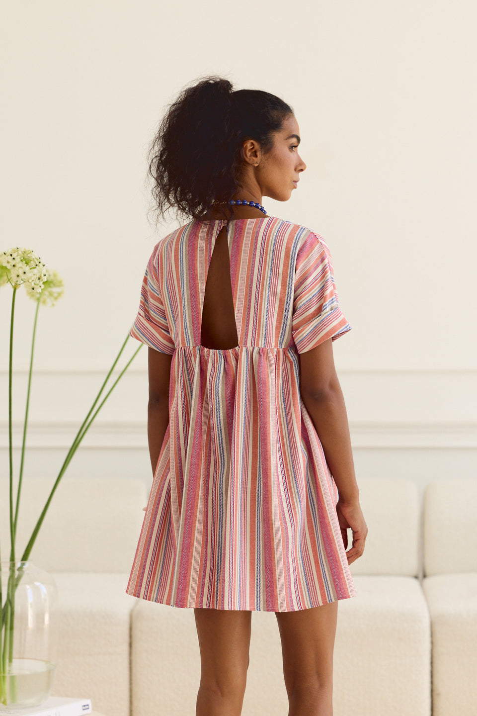 Sunset Stripe Nola Dress