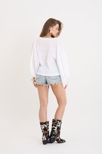 White Fantasy Tanita Blouse