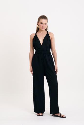 Classic Black Bali Jumpsuit