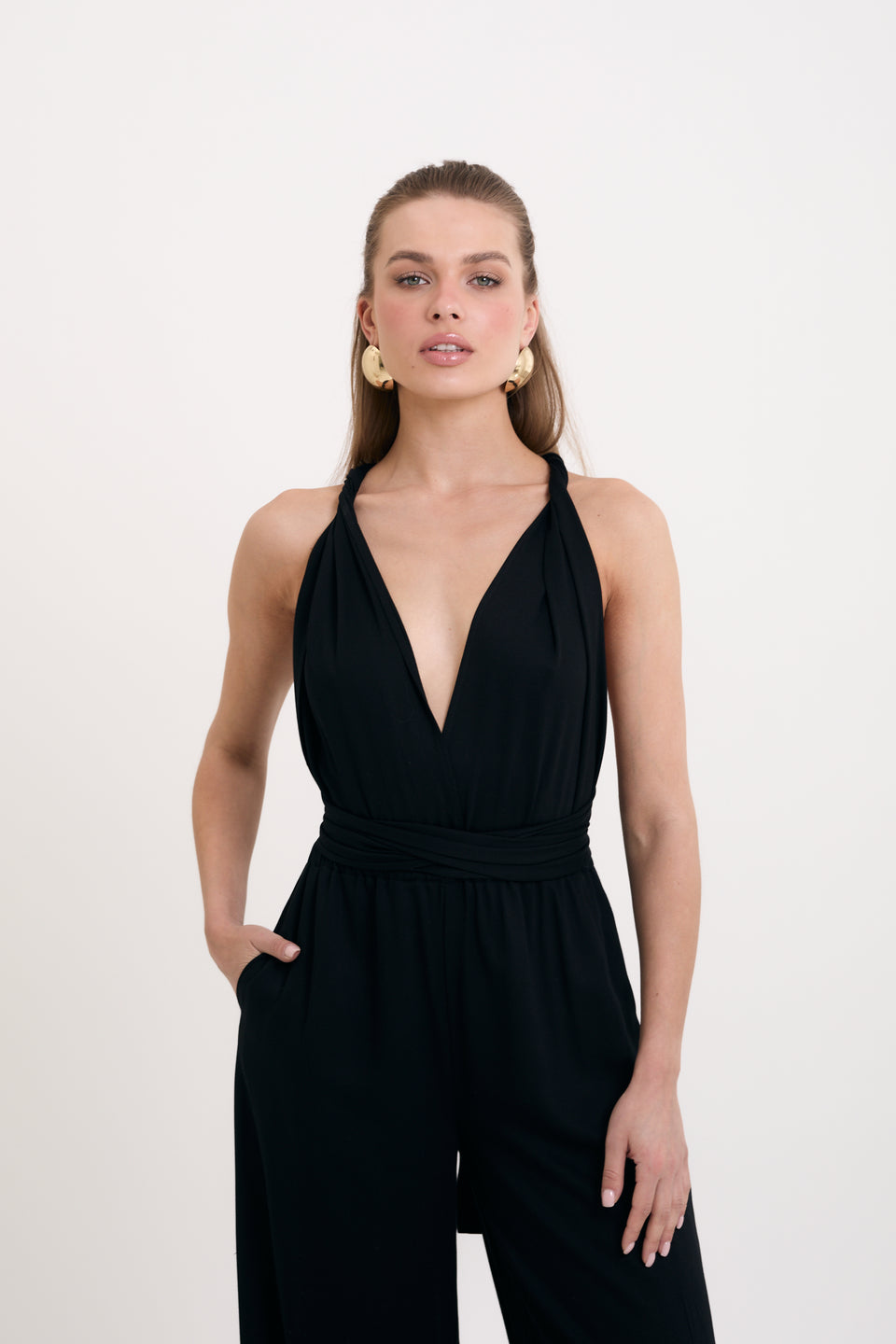 Classic Black Bali Jumpsuit