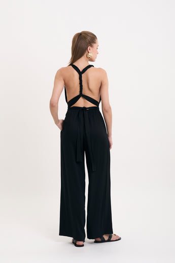 Classic Black Bali Jumpsuit
