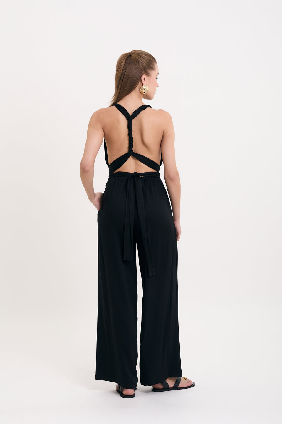 Classic Black Bali Jumpsuit