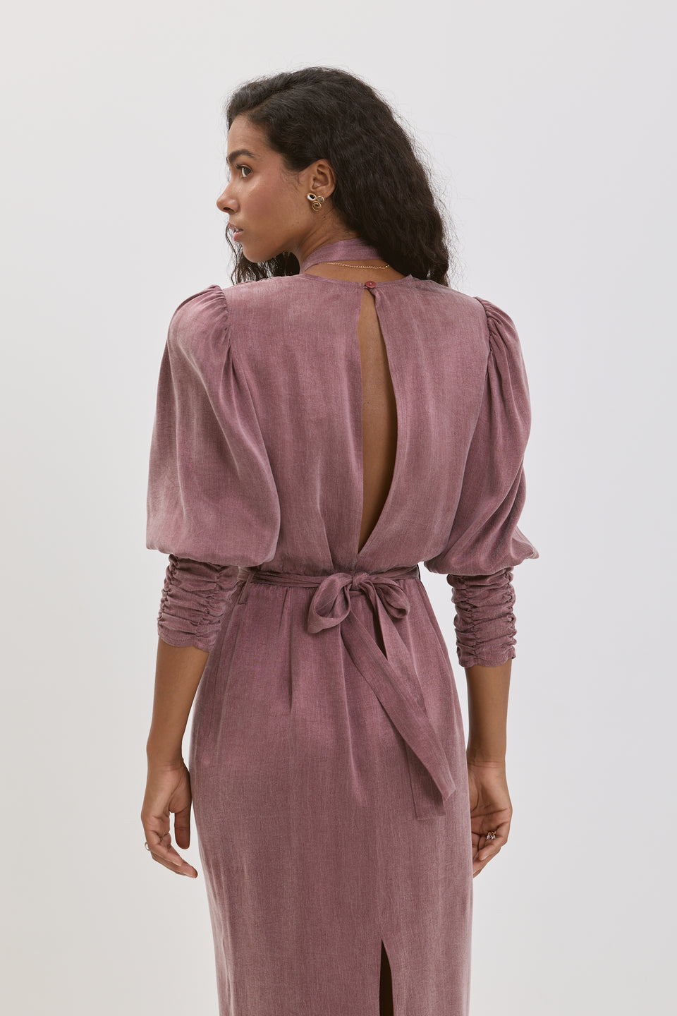 Plum Perfection Paloma Midi Dress