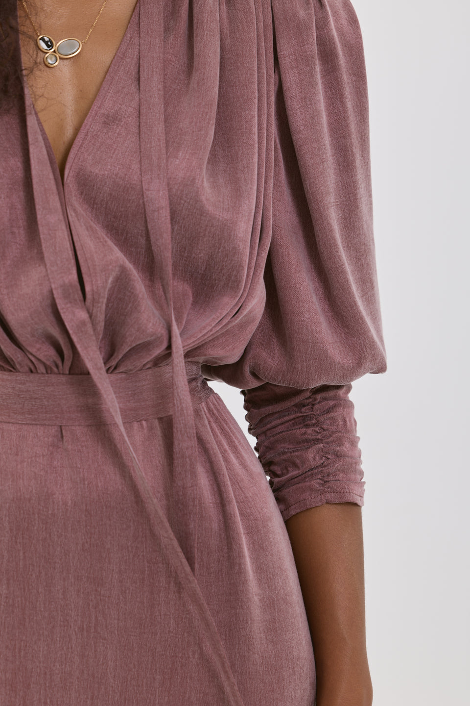 Plum Perfection Paloma Midi Dress