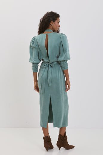 Green Light Paloma Midi Dress