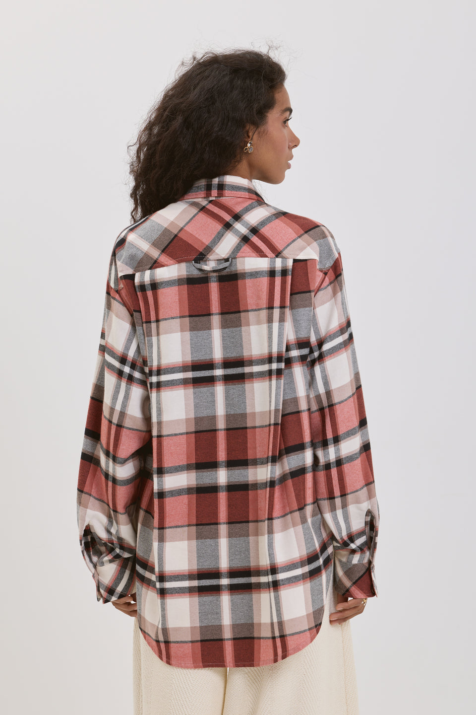 Checkmate Rust Isola Blouse