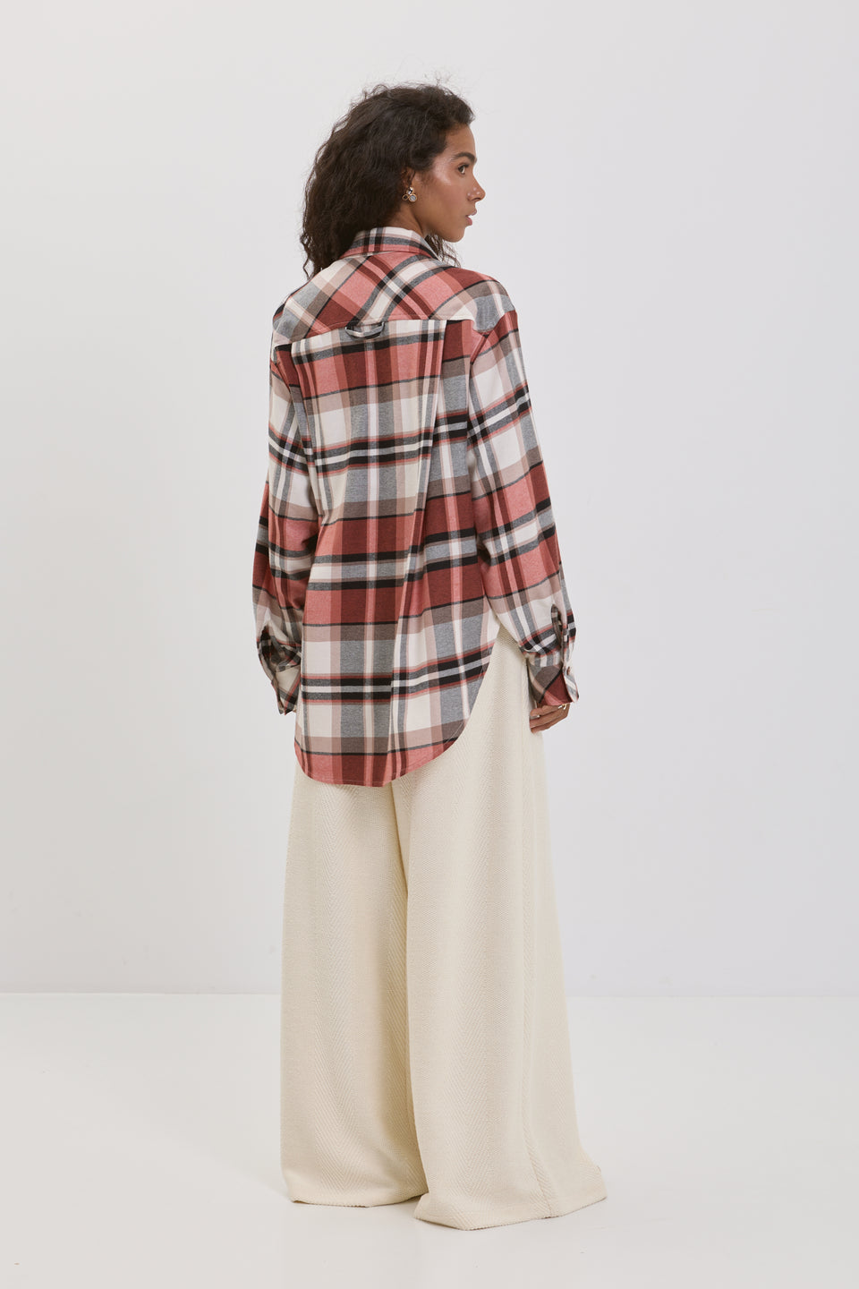 Checkmate Rust Isola Blouse