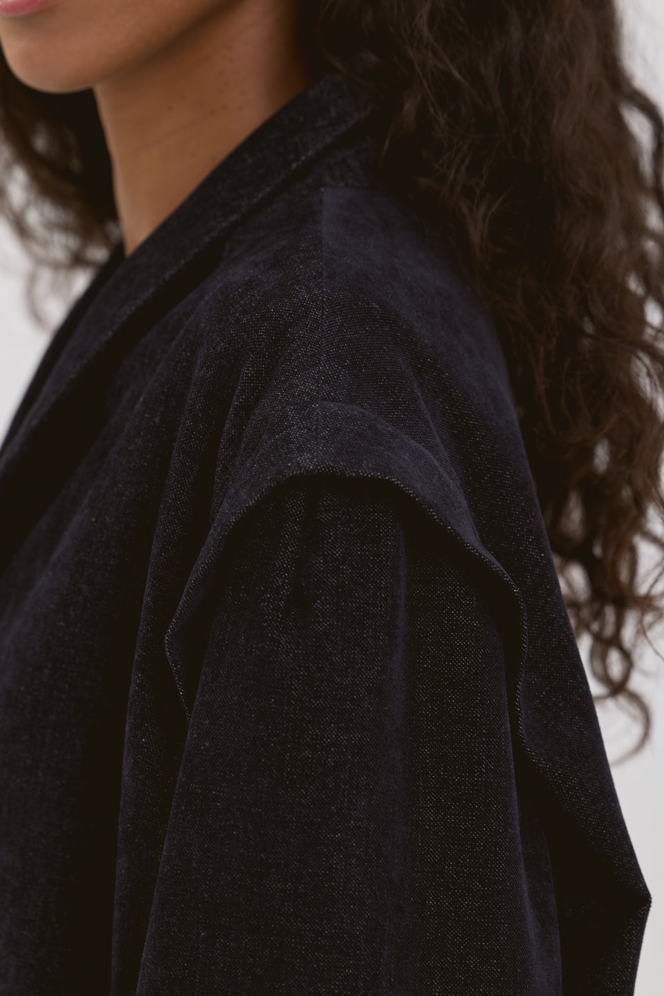 Midnight Texture Bomber Jacket