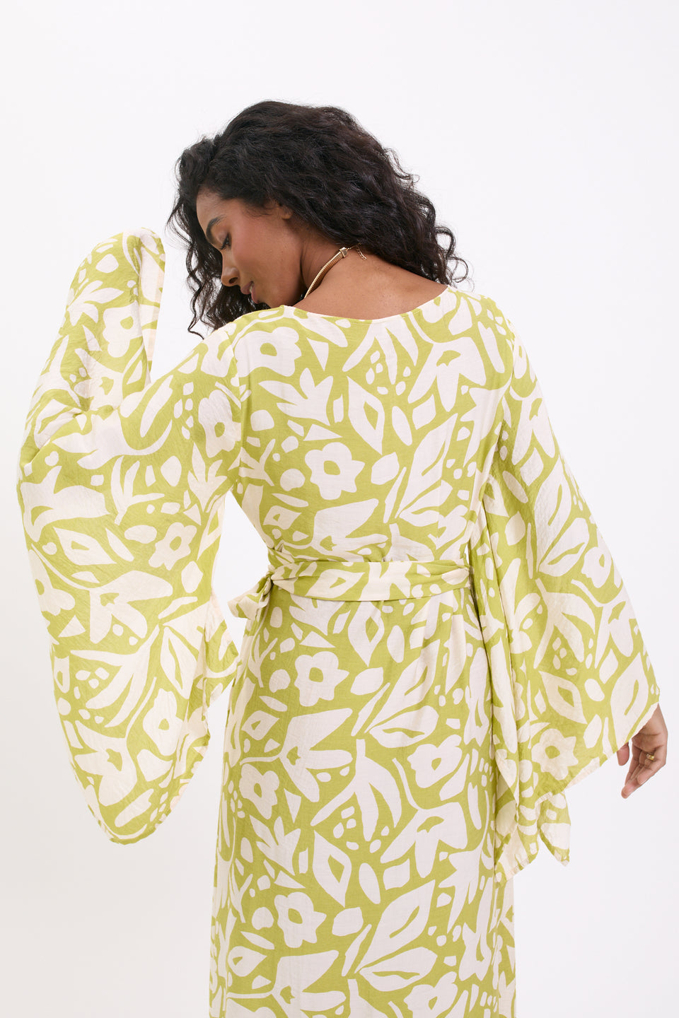 Lime Dust Valencia Dress
