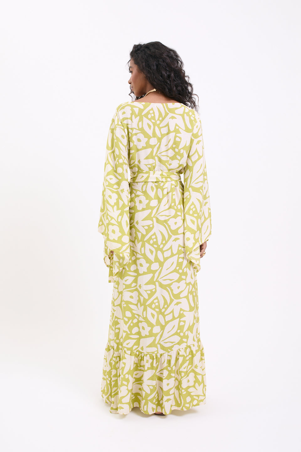 Lime Dust Valencia Dress