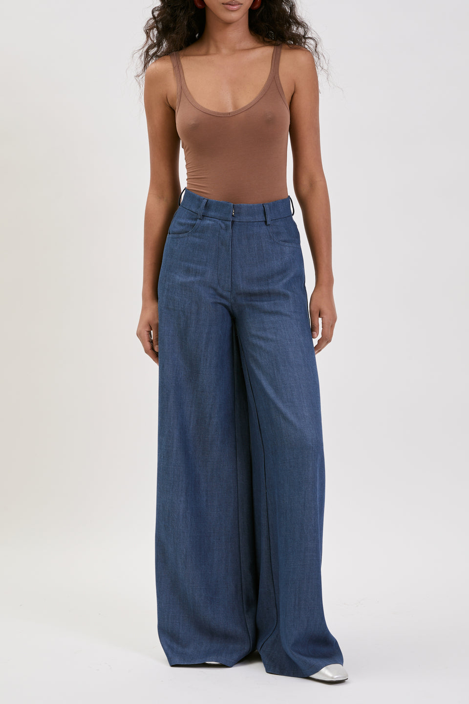 Soft Jeans Flared Pants