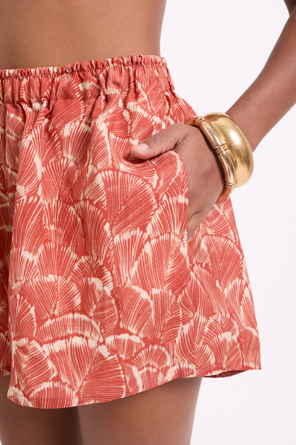 Coral Shell Toss Shorts