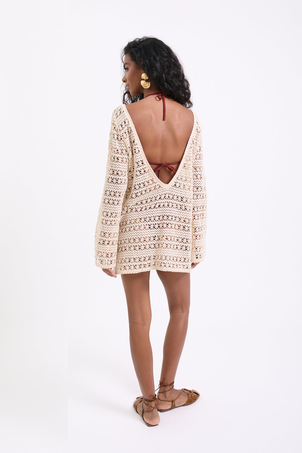 Brightness Lace Azul Tunic