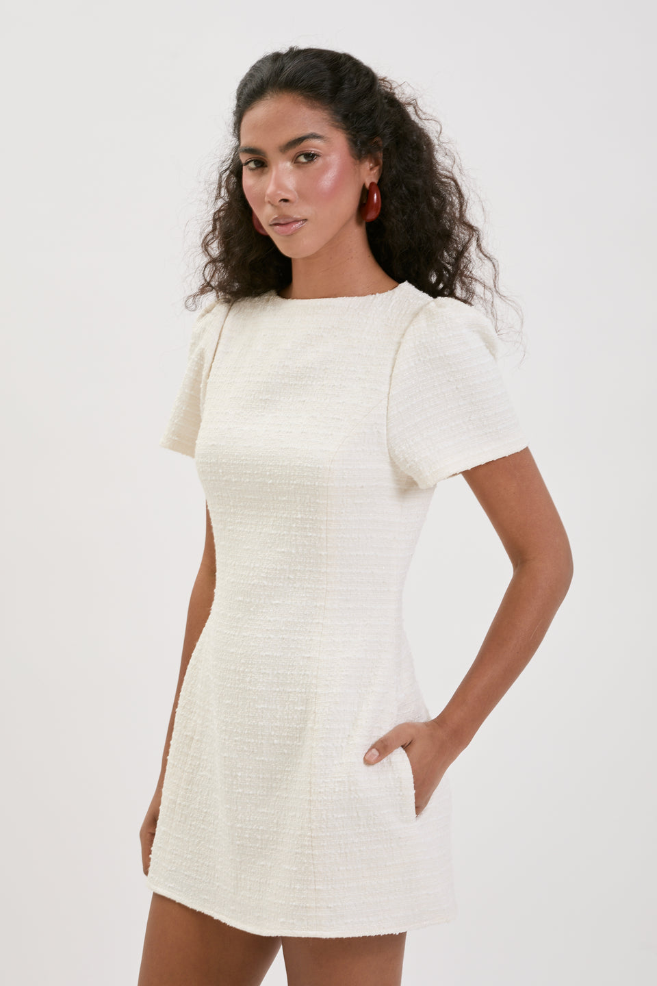 Soft Ivory Cream Aure Dress