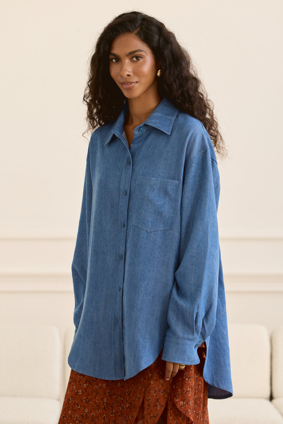 Feeling Blue Isola Blouse