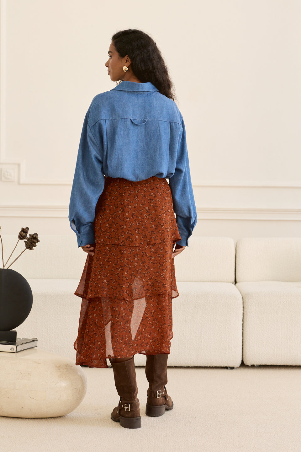 Pumpkin Spice Tila Skirt