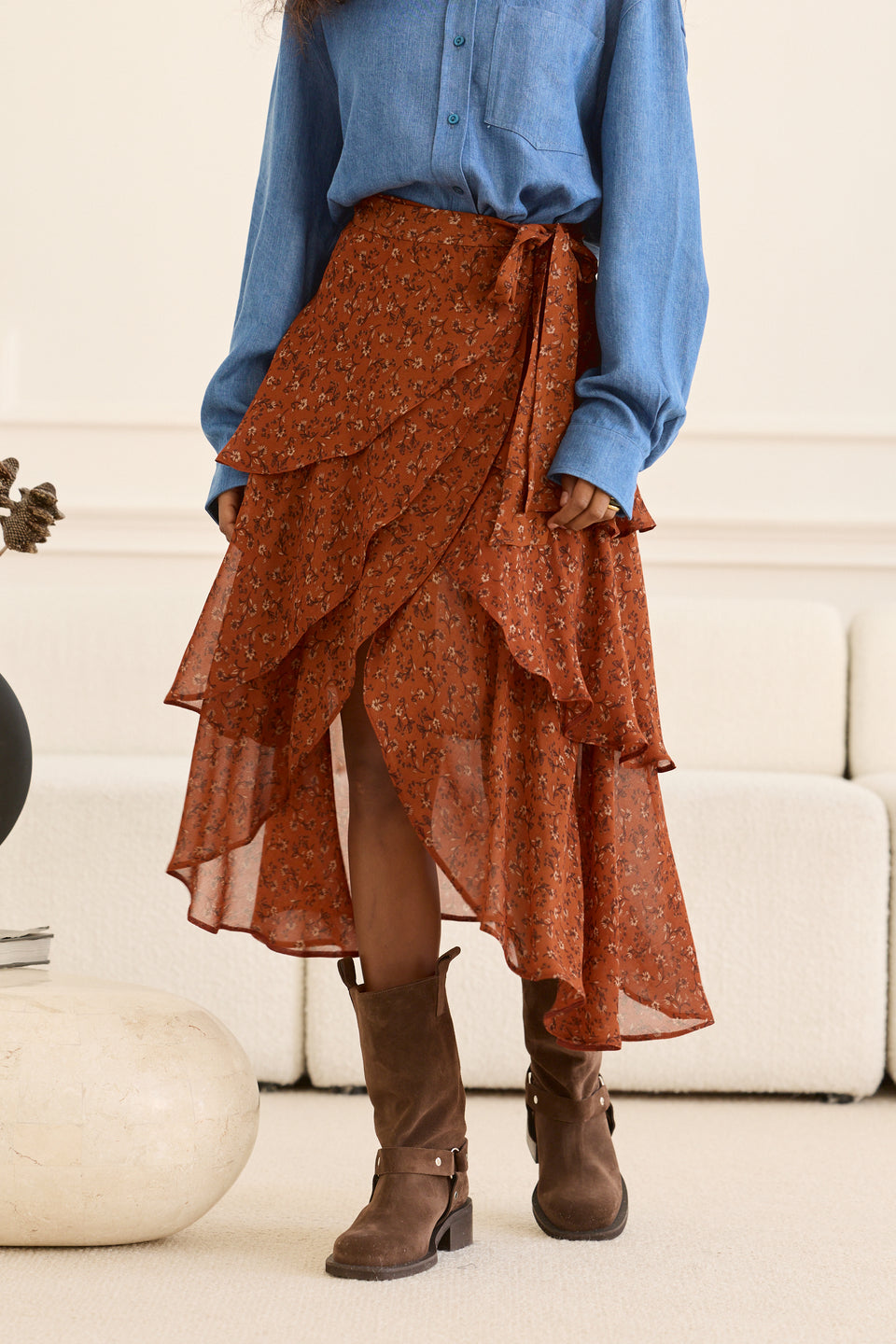 Pumpkin Spice Tila Skirt