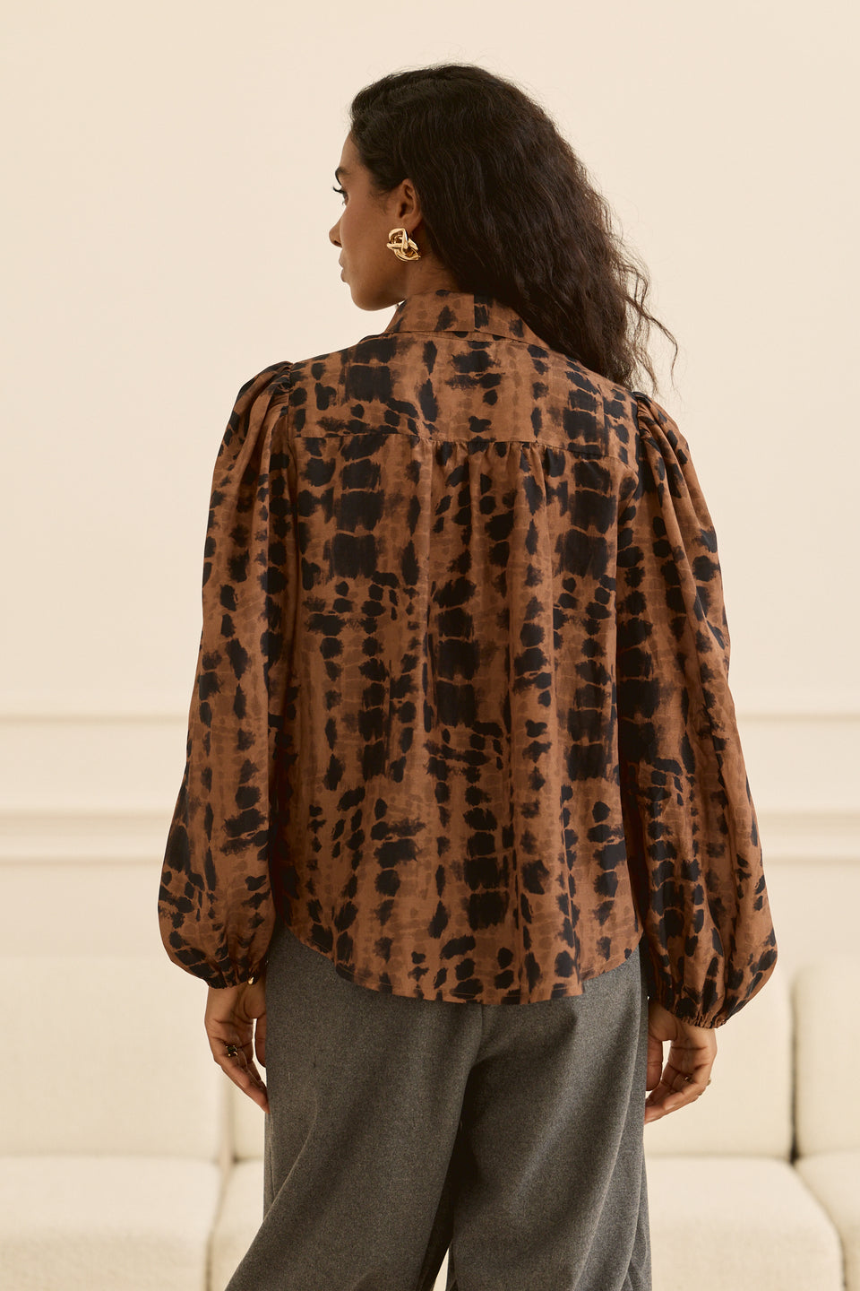 Wild Tie Nonna Blouse