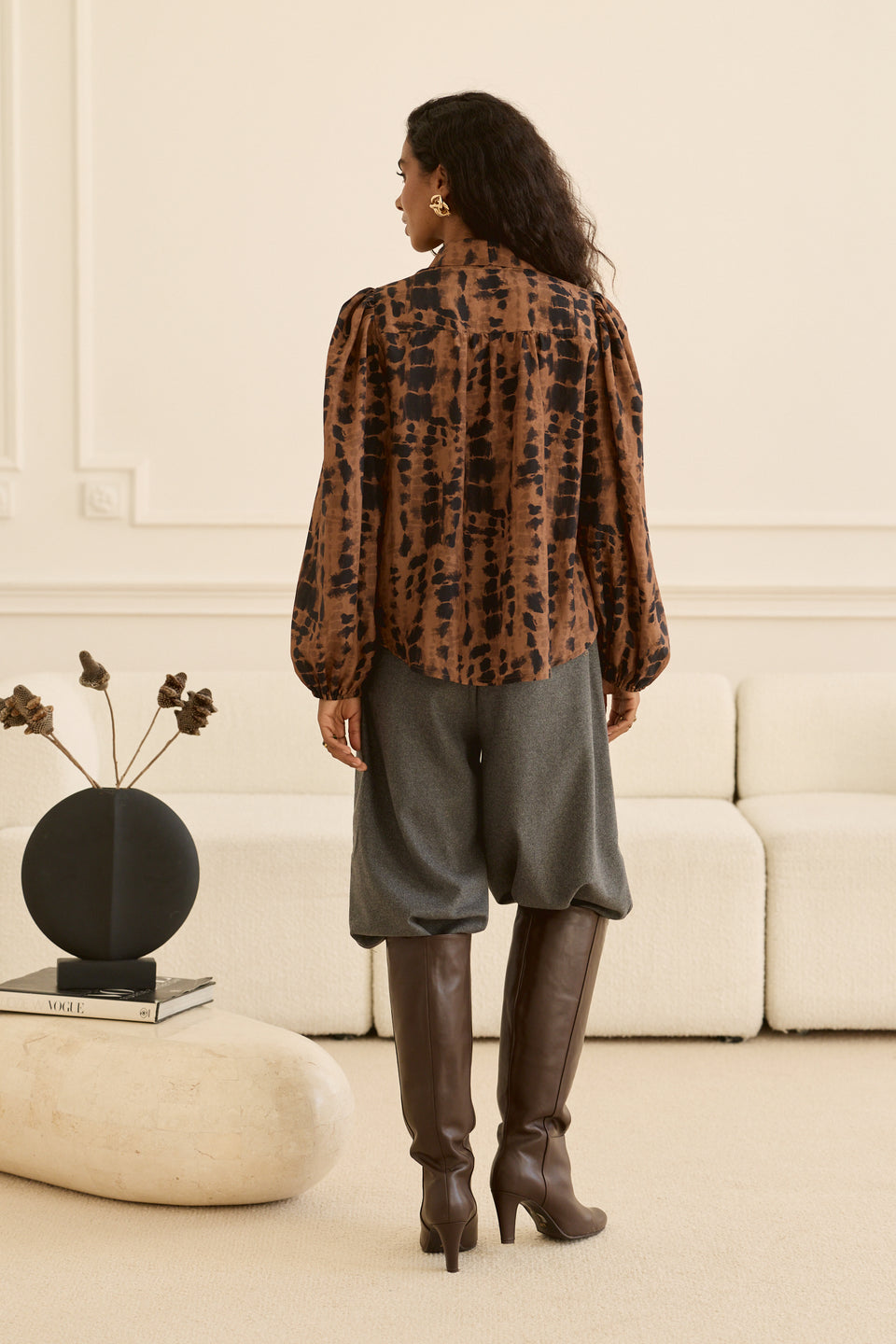 Wild Tie Nonna Blouse