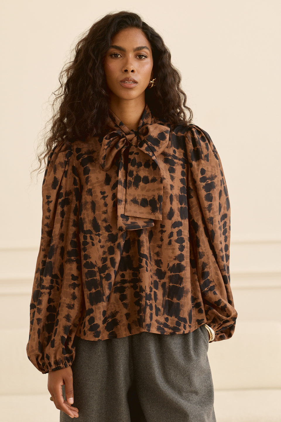 Wild Tie Nonna Blouse
