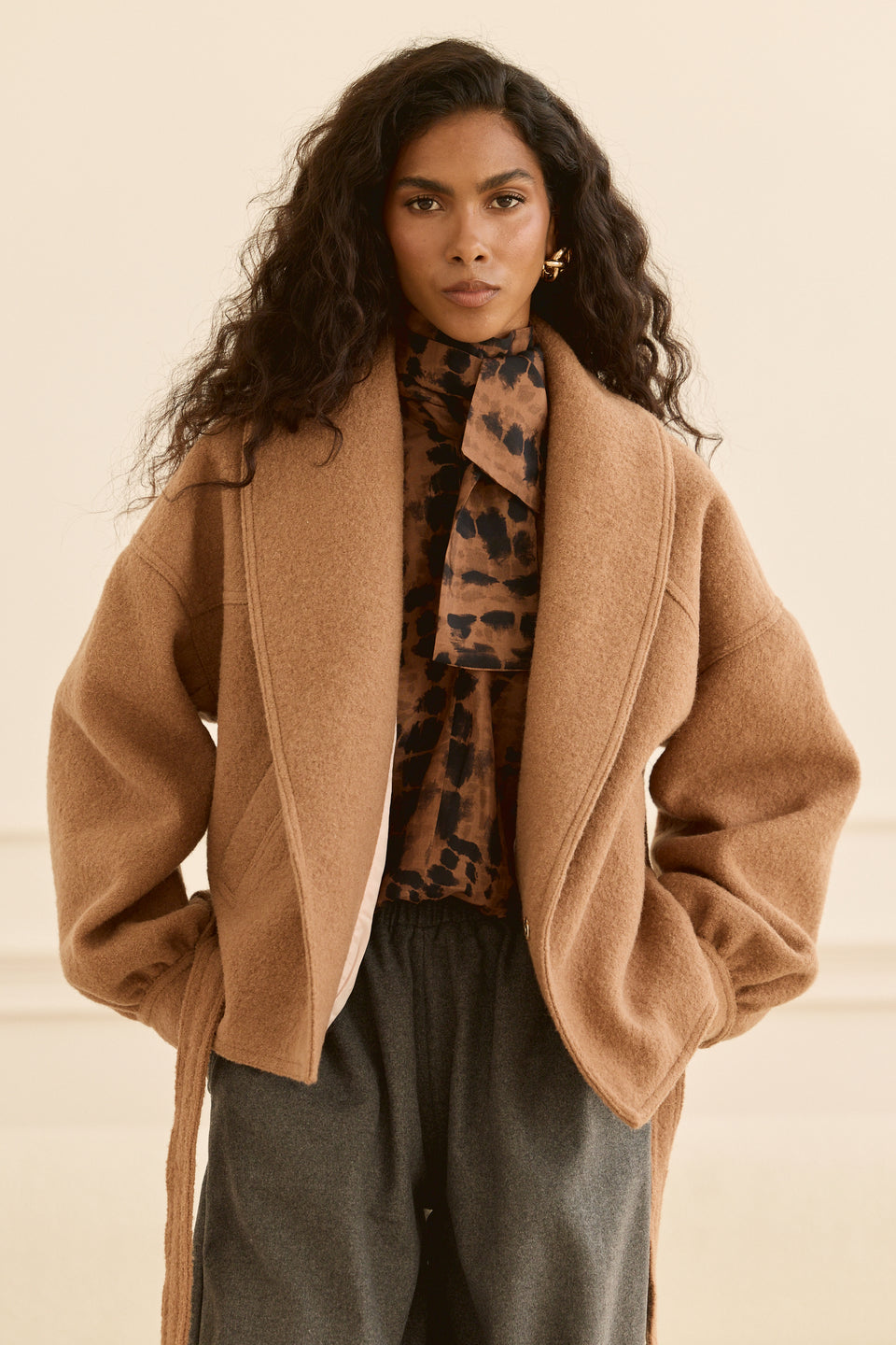 Cozy Caramel Short Jacket