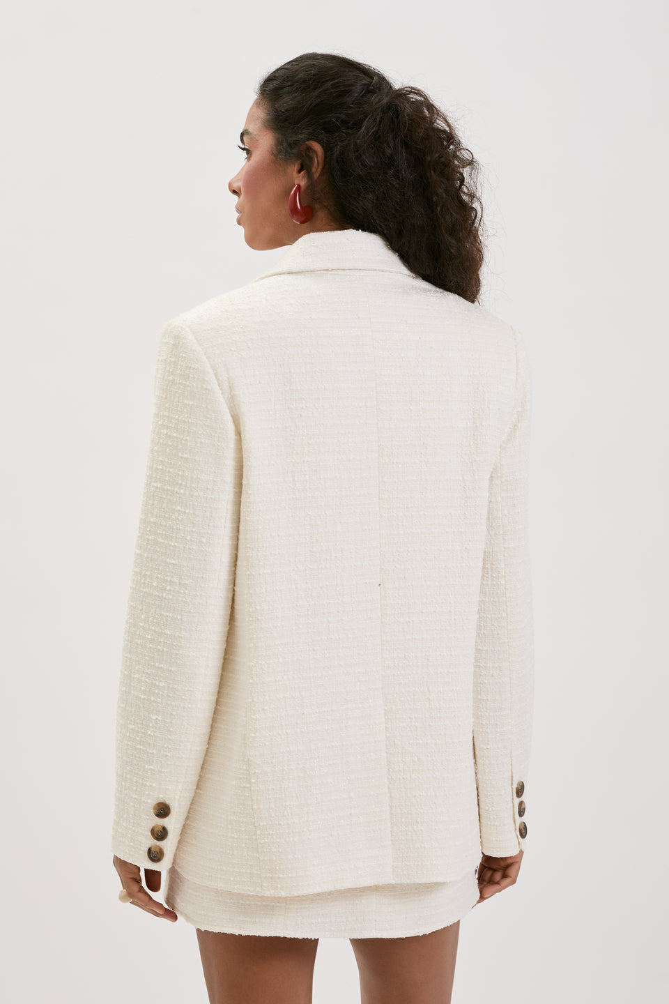 Soft Ivory Cream Vanza Jacket