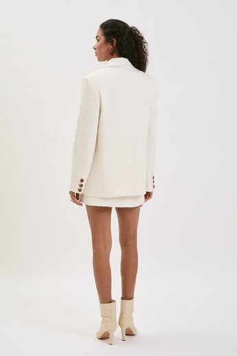 Soft Ivory Cream Vanza Jacket