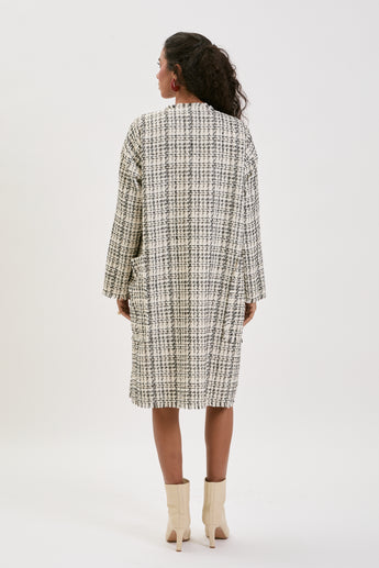 Chic Check Florence Midi Cardigan
