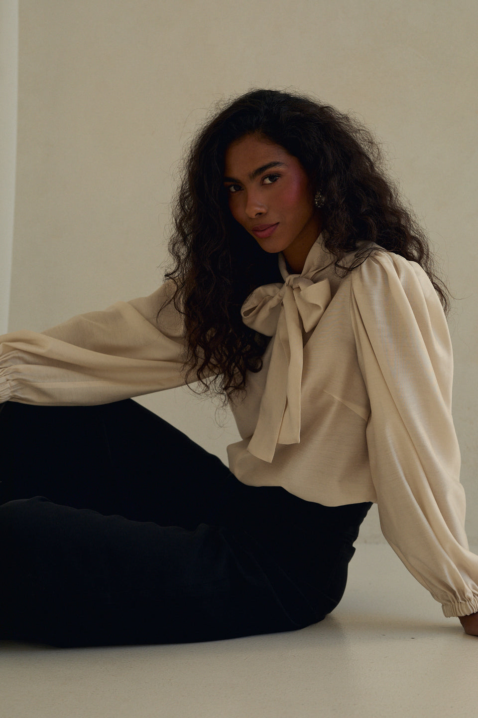 Champagne Mist Nonna Blouse