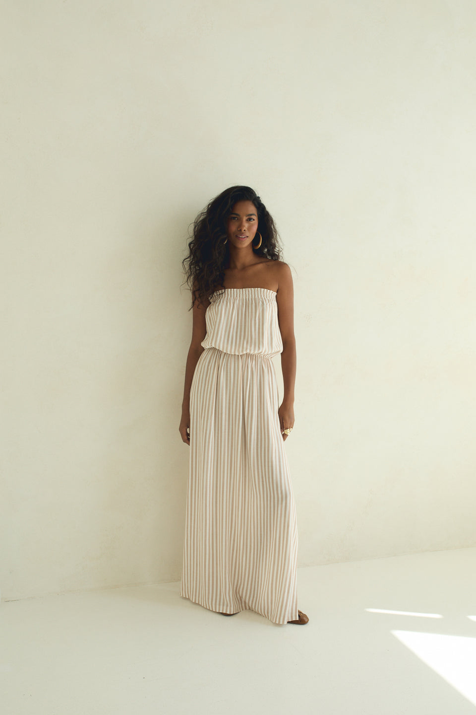 Soft Mocha Malibu Maxi Dress