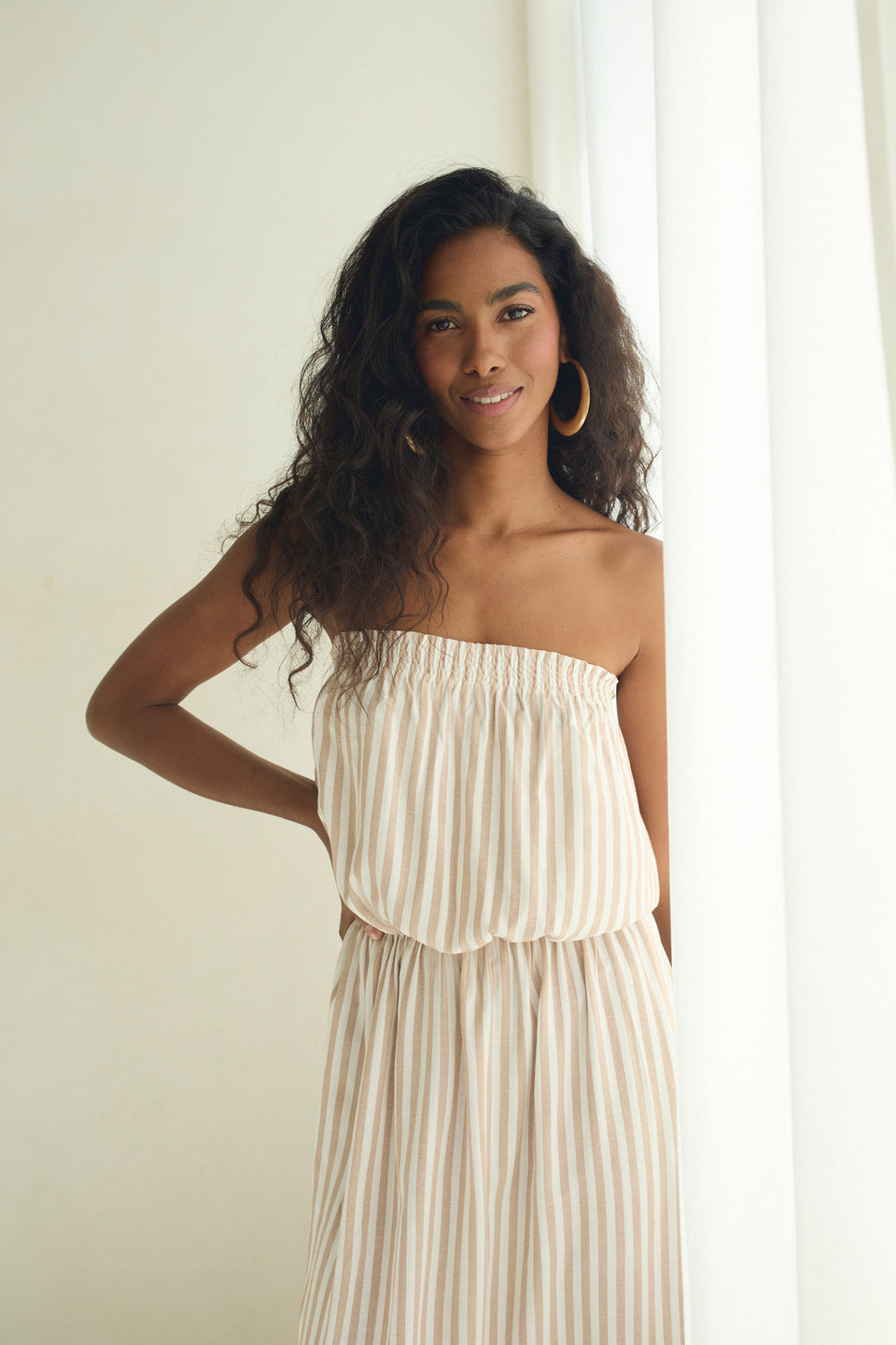 Soft Mocha Malibu Maxi Dress
