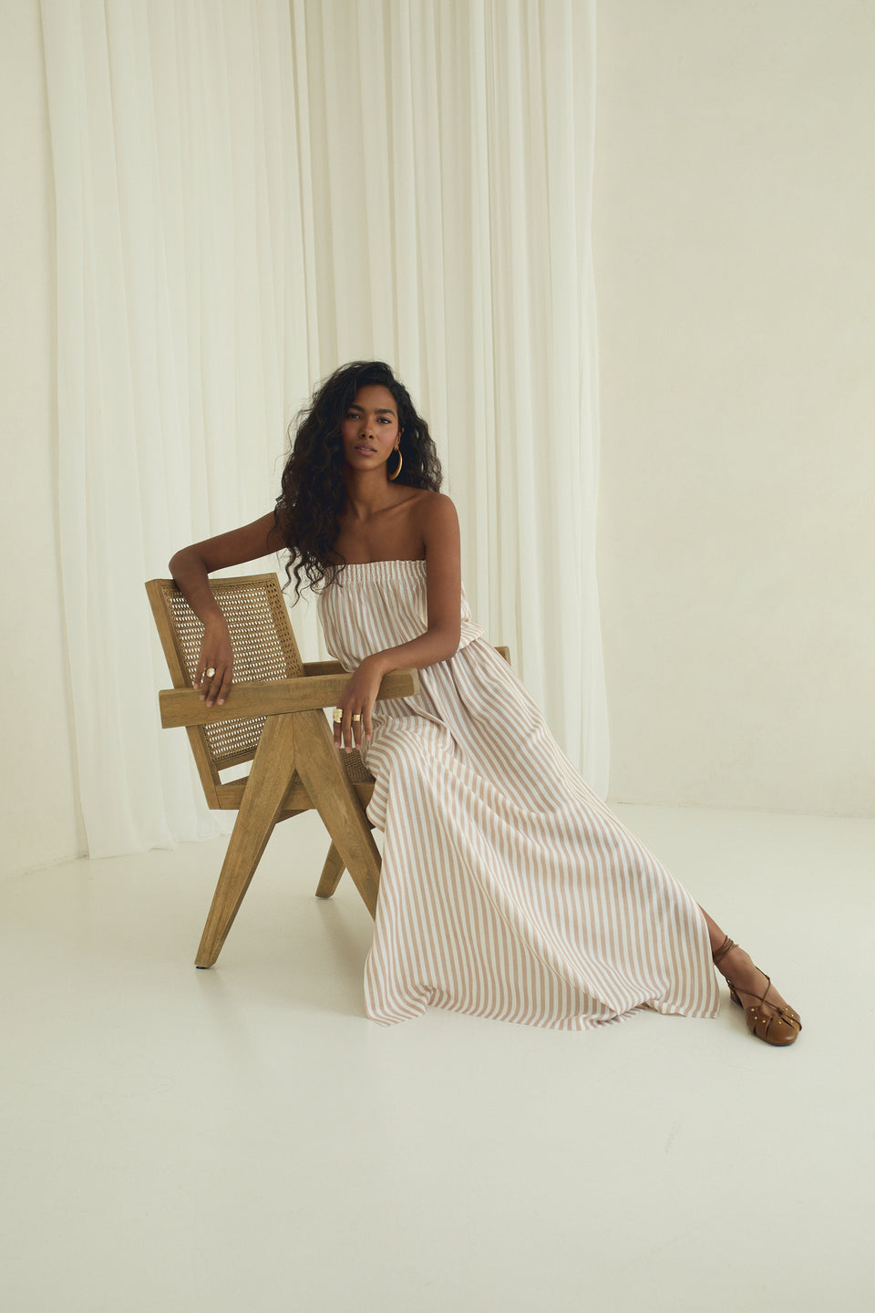 Soft Mocha Malibu Maxi Dress
