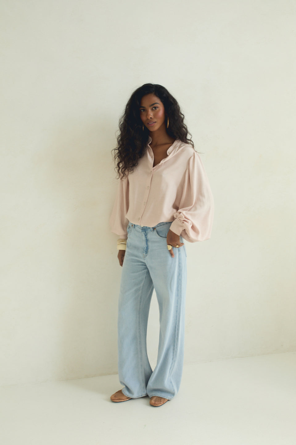Blush Sand Ophelia Blouse