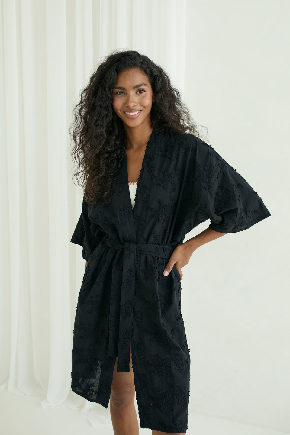 Ethereal Bloom Summer Cardigan 
