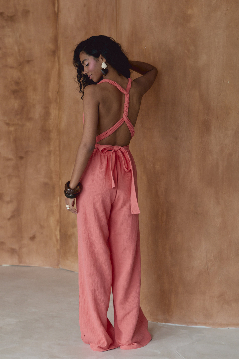 Apricot Fizz Bali Jumpsuit