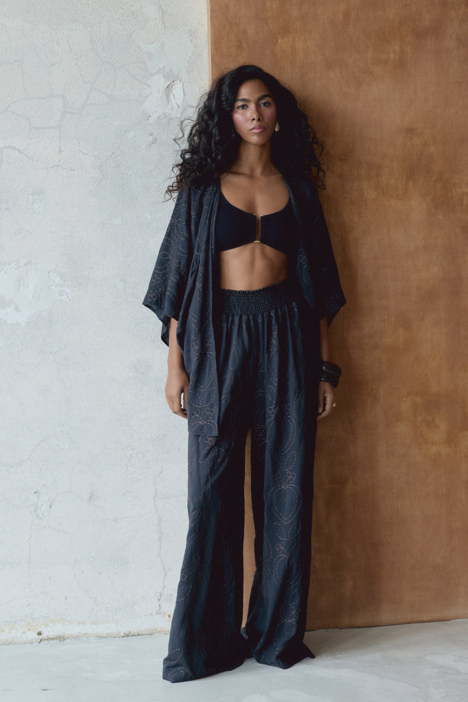 Midnight Stitch Maxi Pants